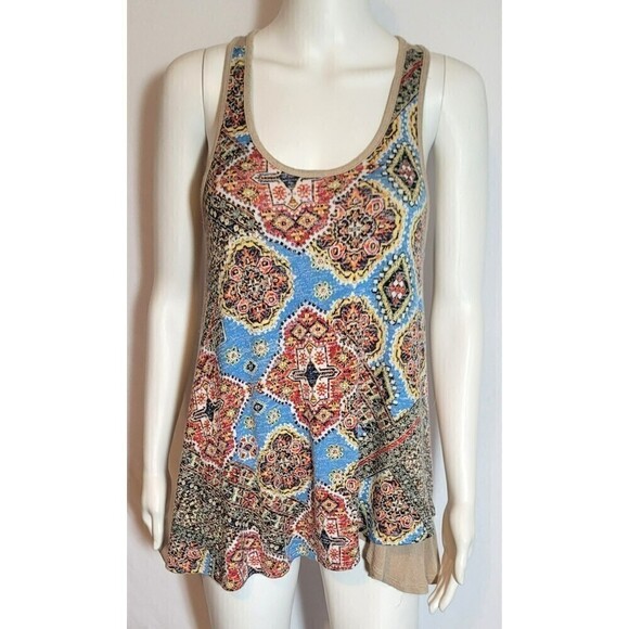Chris & Carol Multicolor Layered Sleeveless Top Size M - Picture 1 of 13